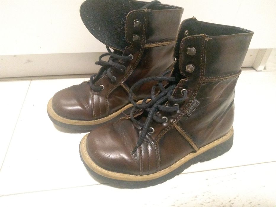 Buty zimowe Bartek 31, długie ocieplane wełna