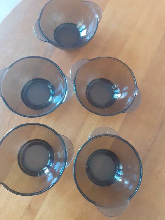 antyki kolekcja Miseczki barszczówki duraleks 5 sztuk