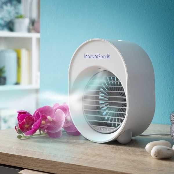 Mini Climatizador Humidificador por Ultrassons com LED