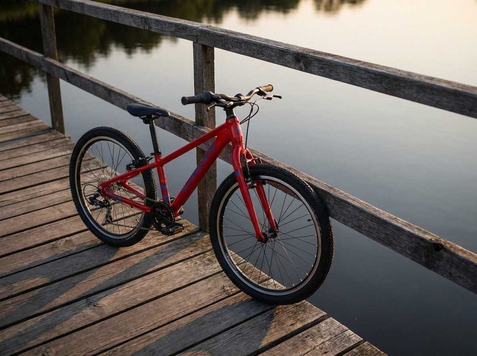 Rower MTB Kross Level Jr 1.0 rama 12 cali koło 24" czerwony