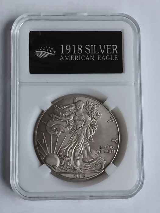 Réplica de 1 oz de 1918.