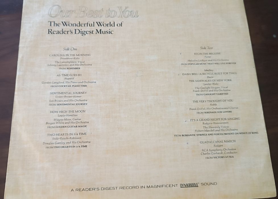 3 Vinis Coletânea " Our Best To You"