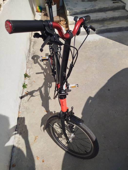 Bicicleta dobrável estilo Brompton