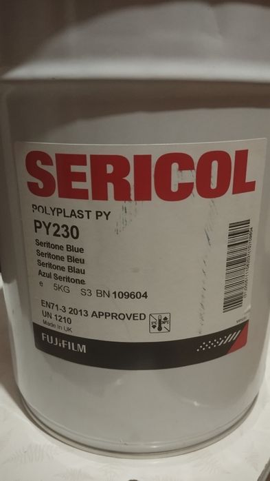 Фарба SERICOL синього кольору