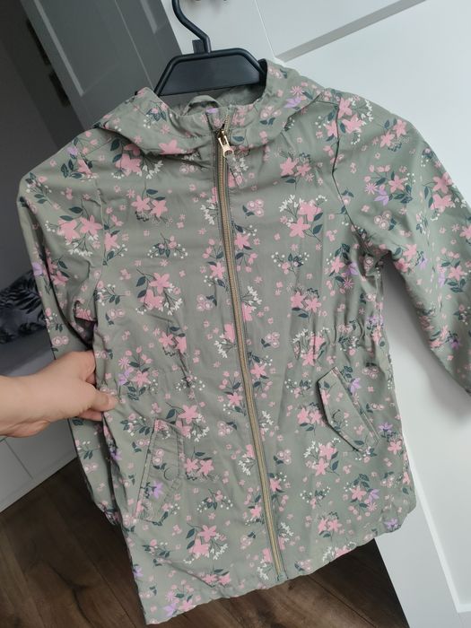 Parka dziewczęca  wiosenna 128 smyk