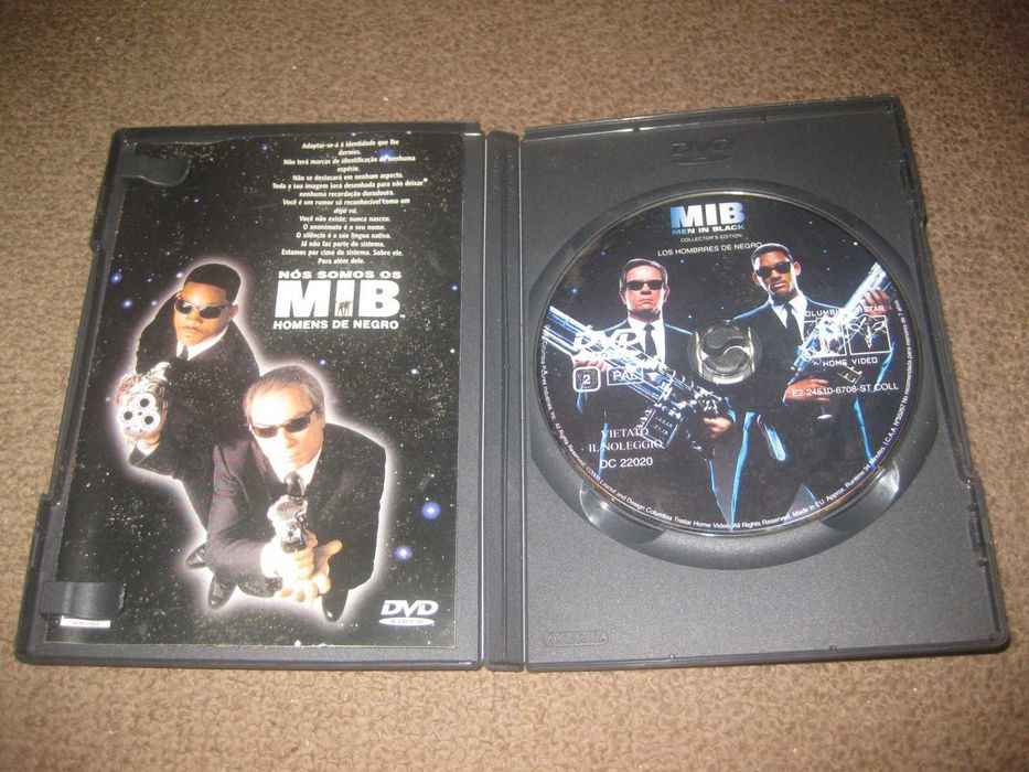 DVD "MIB: Homens de Negro" com Will Smith