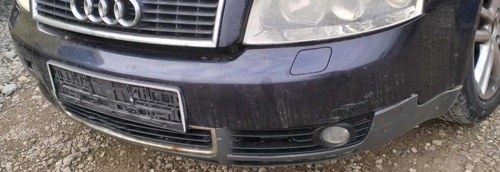 zderzak przedni Audi A4 B6 z czujnikami halogenami, pod xenony, zwykły