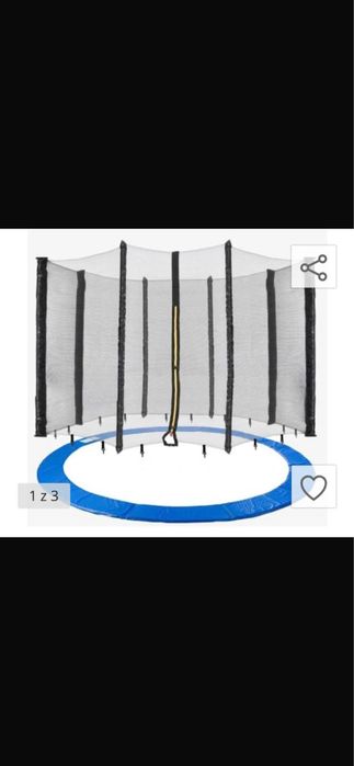 Osłona sprężyn do trampoliny + siatka