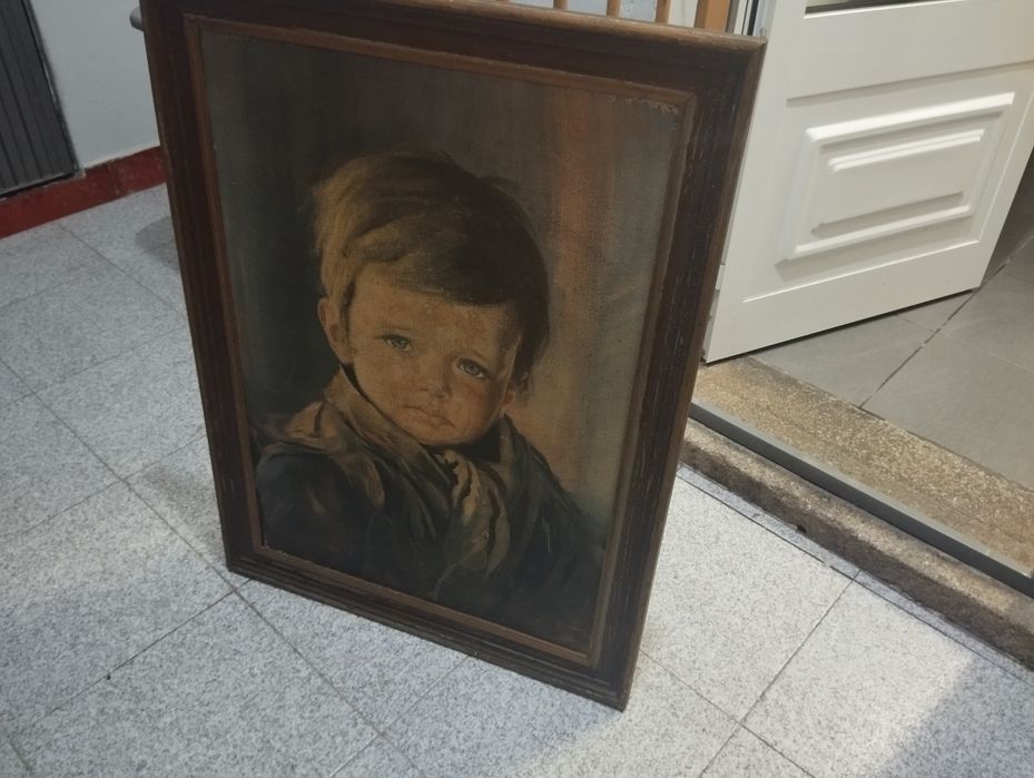 Quadro bebê chorão