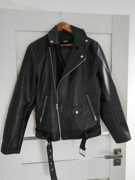 Czarna ramoneska Pull&Bear rozmiar S Punk Grunge HIPHOP