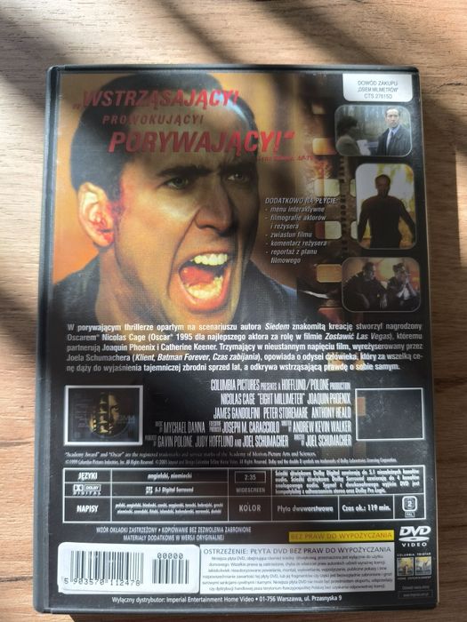 8 mm DVD Napisy PL, Cage