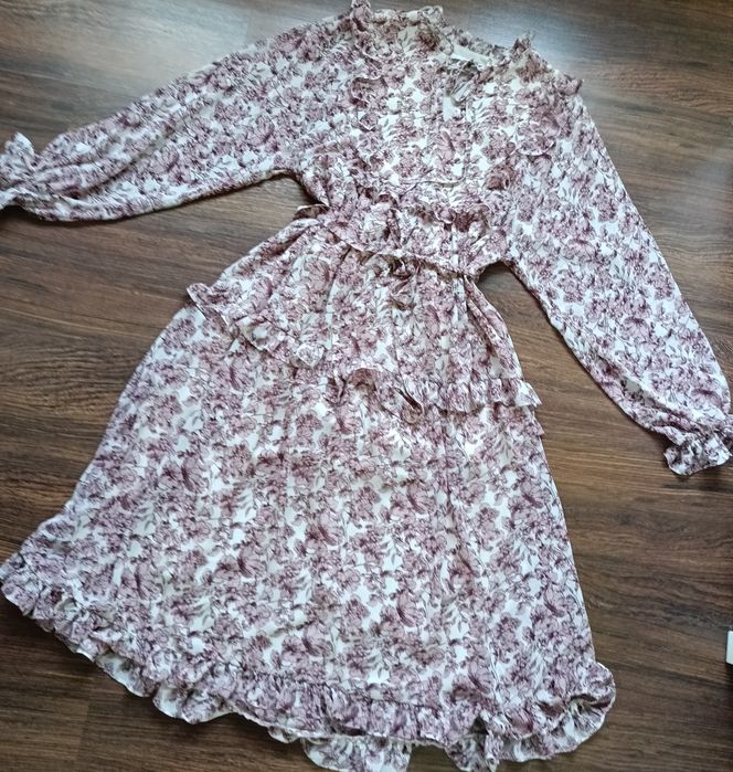 Sukienka maxi kwiaty Laurella