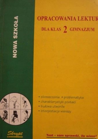 Opracowanie Lektur Kl2 Gimn J.poznański, S.tarkowski