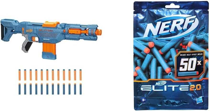 Nerf Elite 2.0 Echo CS-10 Blaster – 24 rzutki Nerf,