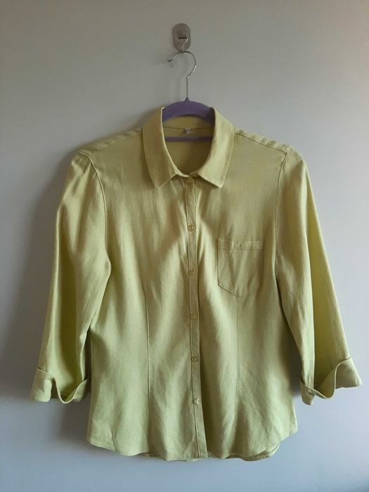 Lniana z wiskozy koszula damska 38