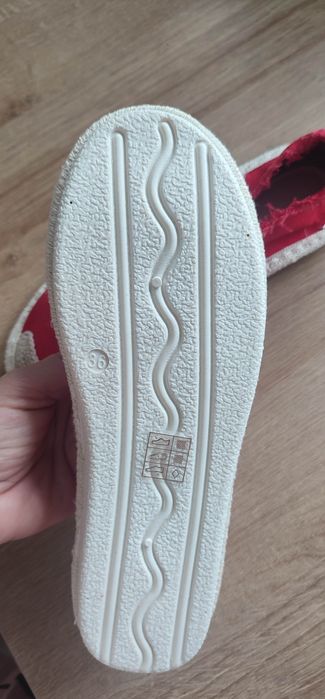Espadryle tenisówki damskie czerwone płócienne
