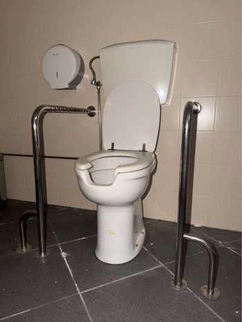 Loiça e suportes WC para pessoas com mobilidade reduzida