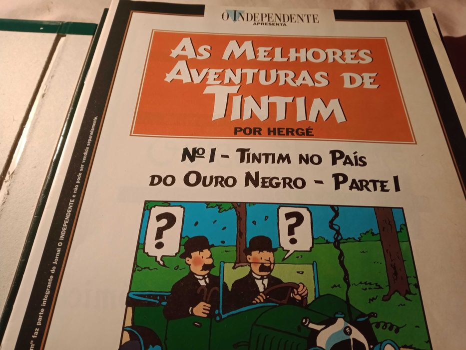 As mehores aventuras de TinTim - Hergé - Edição Jornal Independente