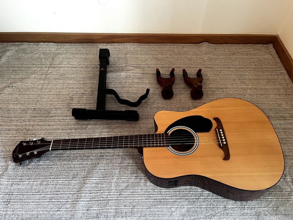Fender FA-125CE Electroacústica | Cutaway | Pickup | Suporte Incluído