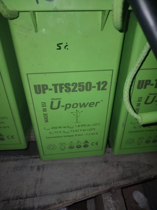 Bateria de gel 12v  250ah