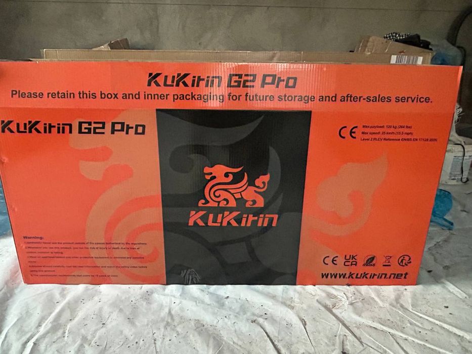Продам електросамокат kukirin g2 pro