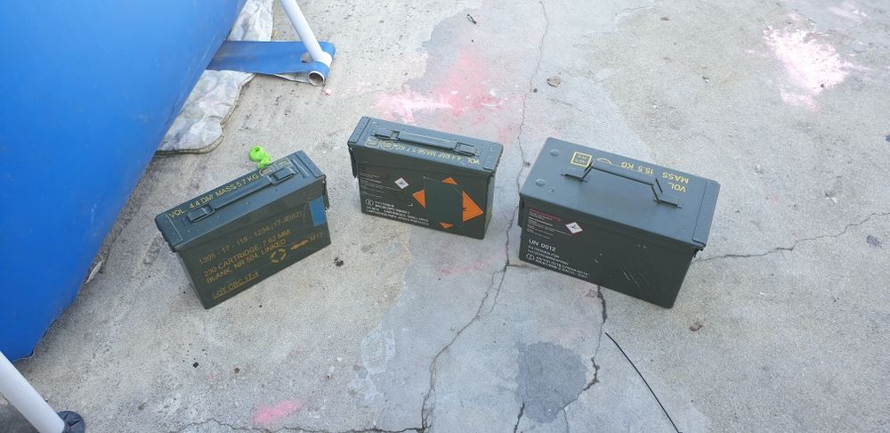 Caixas de munições NATO