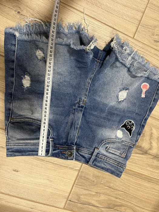 Шорти джинсові сині