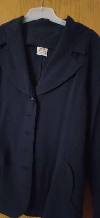 Casaco/blazer azul escuro, S