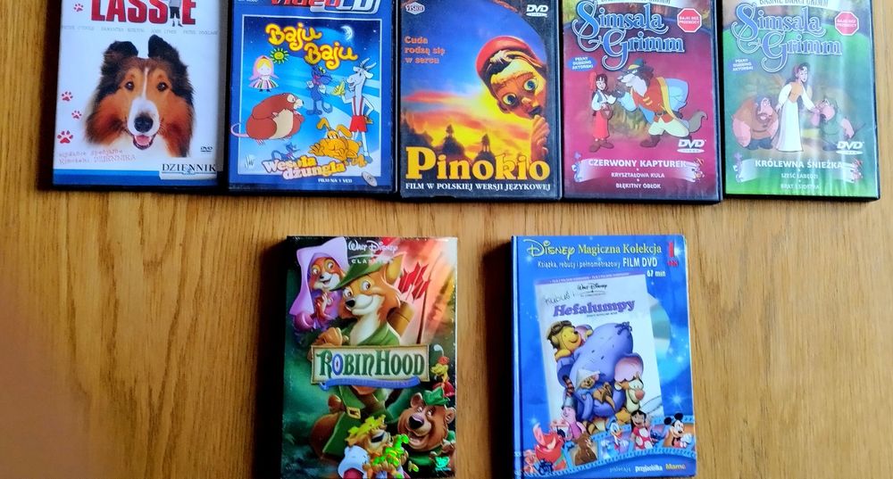 Bajki na płytach DVD Disney