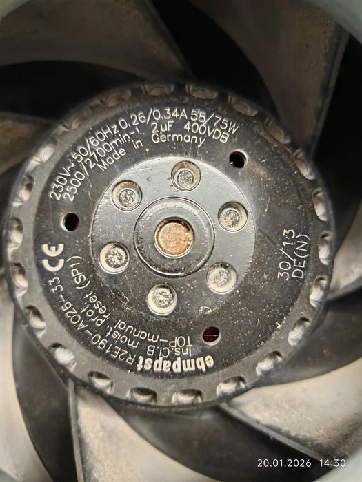 Wentylator kanałowy Systemair K 100 XL 230V | sprawny | markowy