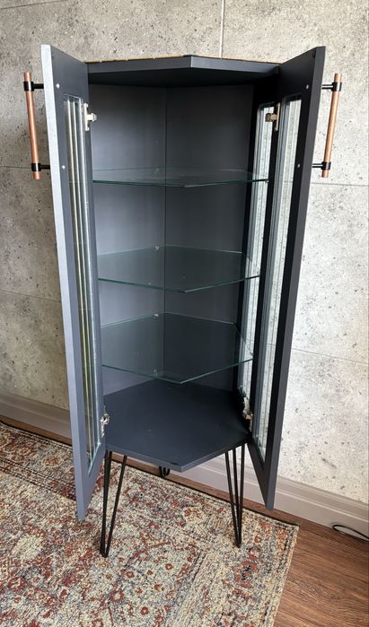 Szafka barek witryna loft