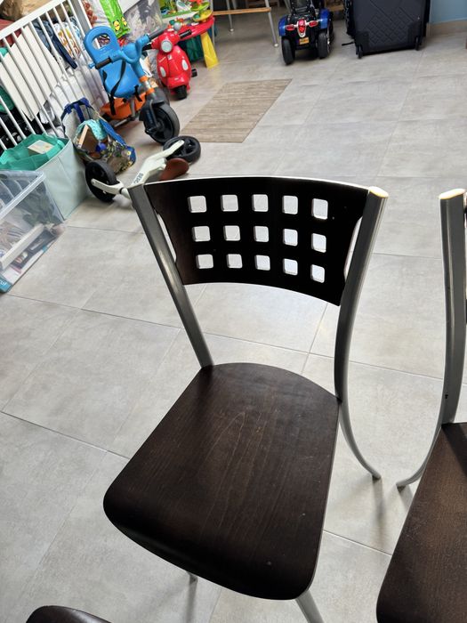 4 cadeiras de cozinha em wenge