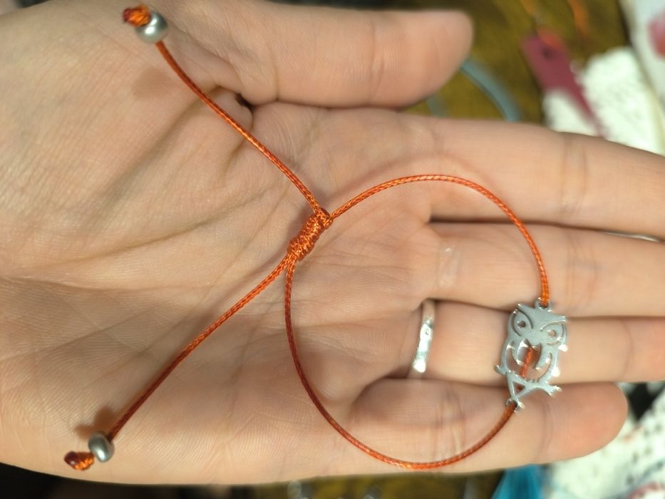 Bransoletka sowa duża i mała