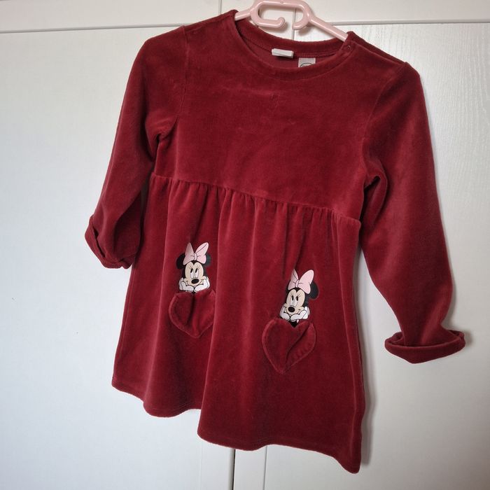 Sukienka welurowa Minnie
