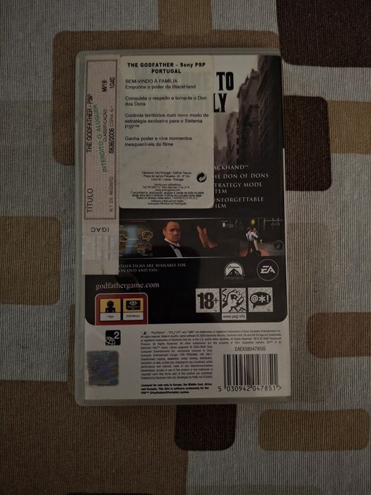 Jogo PSP The Godfather