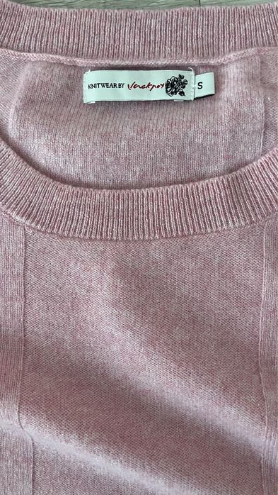 Jackpot knitwear różowy sweter Kaszmir 100% s