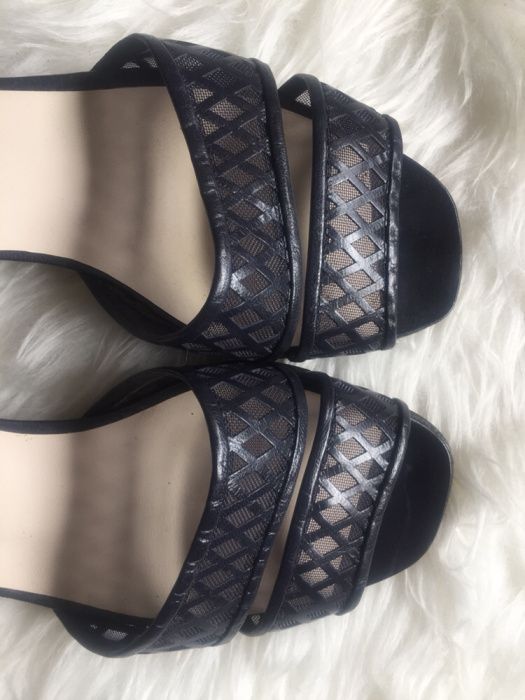 Sandálias azul marinho Hélio Design, tam. 36, novas