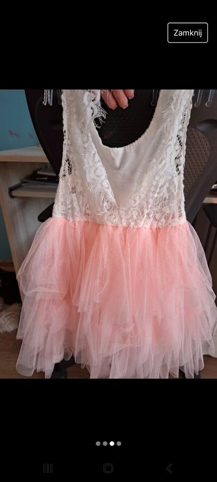 Tiulowa sukienka 92/98