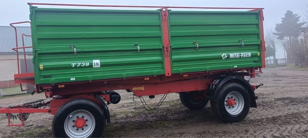Przyczepa Metal-Fach T739 14t