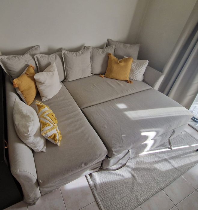 Sofa-cama sala bege