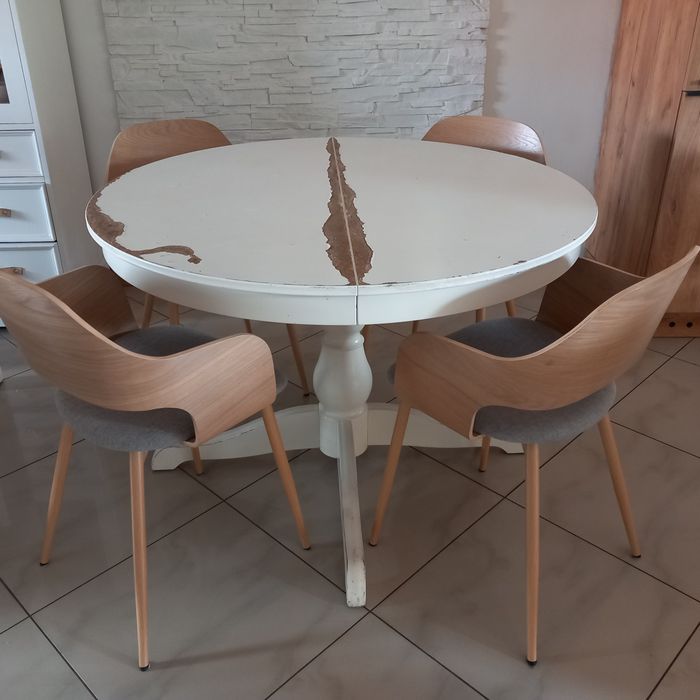 Stół okrągły  rozkładany Ikea