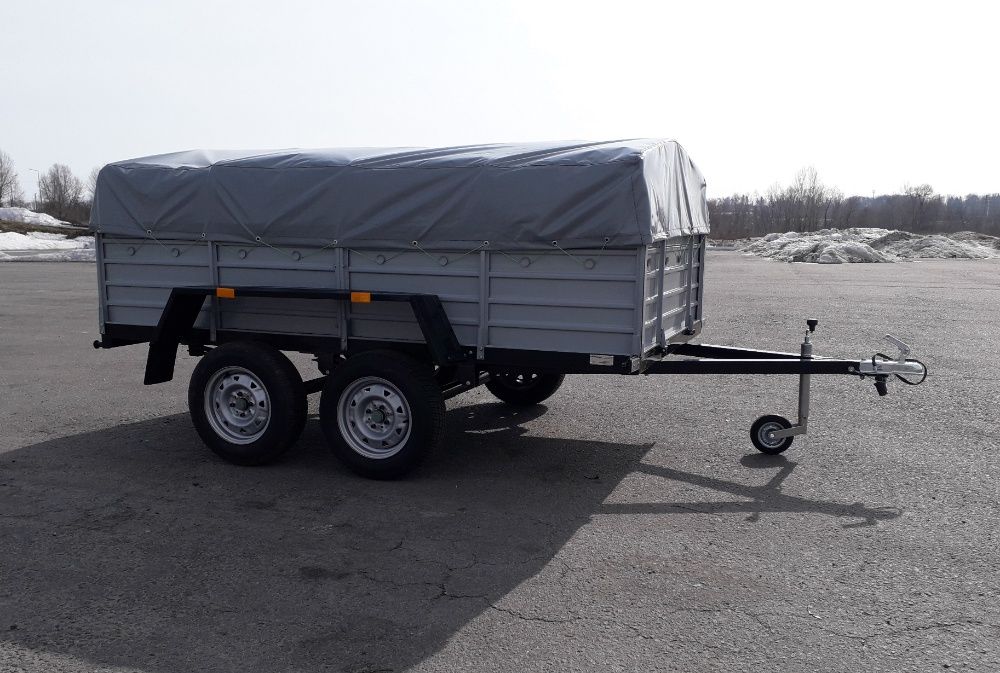 Одноосний Прицеп в наявності оцинкований борт 2200мм. Авто причеп