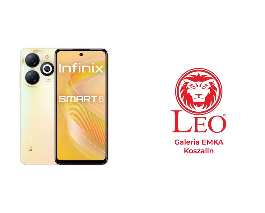 INFINIX Smart 8 3/64GB NOWY / FV23% / POLSKA