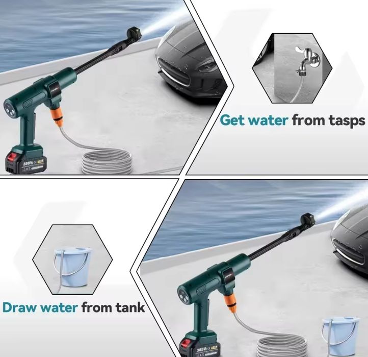 Máquina de pressão 200bares, de lavar carro, bicicleta.....