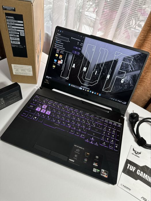 ‼️Asus Tuf A15‼️Ryzen7 16ядер/1660Ti-6GB/144Hz/512GB/16GB !!!