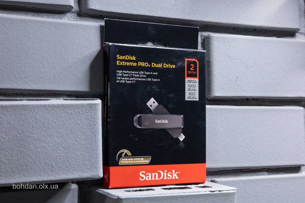 SanDisk Extreme PRO Dual Drive 2TB (SDDDE1-2T00-G46)