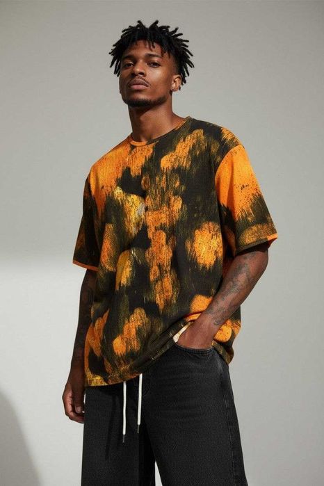 Футболка мужская Armand Basi Barcelona стильная арт принт