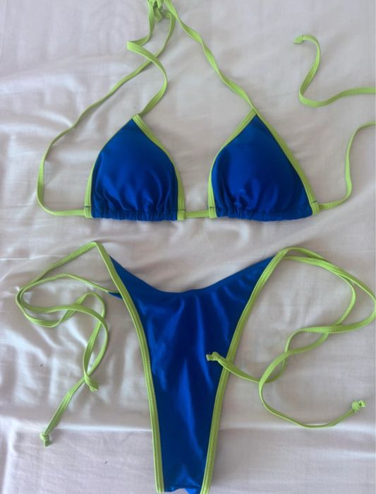 Bikini Azul e Verde