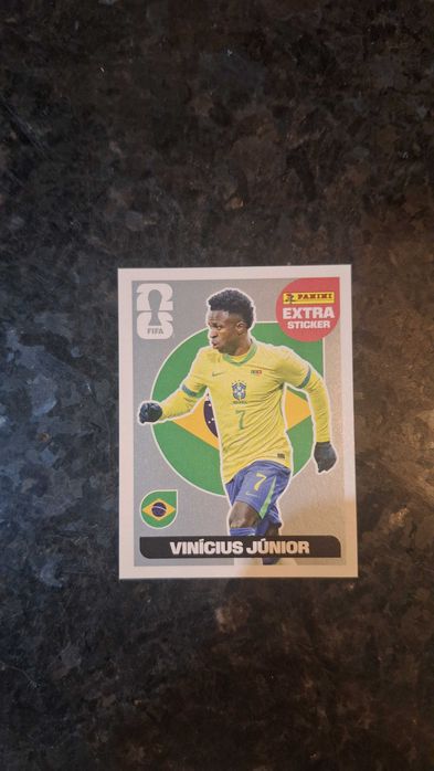 Carta Extra Vinicius Junior, Prata, Mundial 2026