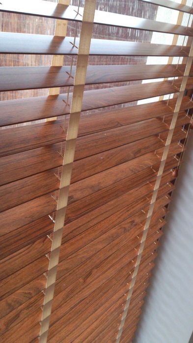 ŻALUZJE Drewniane BAMBUSOWE  50mm 35mm 65mm NA WYMIAR - ROLETY Plisy